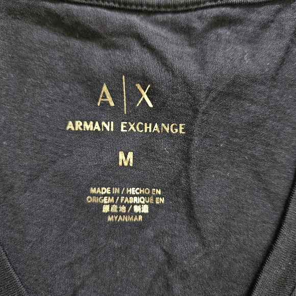 NWT Armani Exchange v-neck tshirt M - Picture 4 of 10